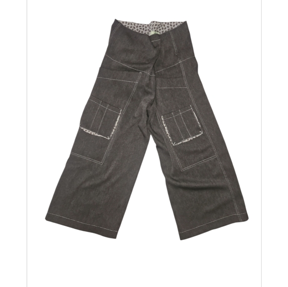 Funky Wide Leg Pants - Picture 4 of 15